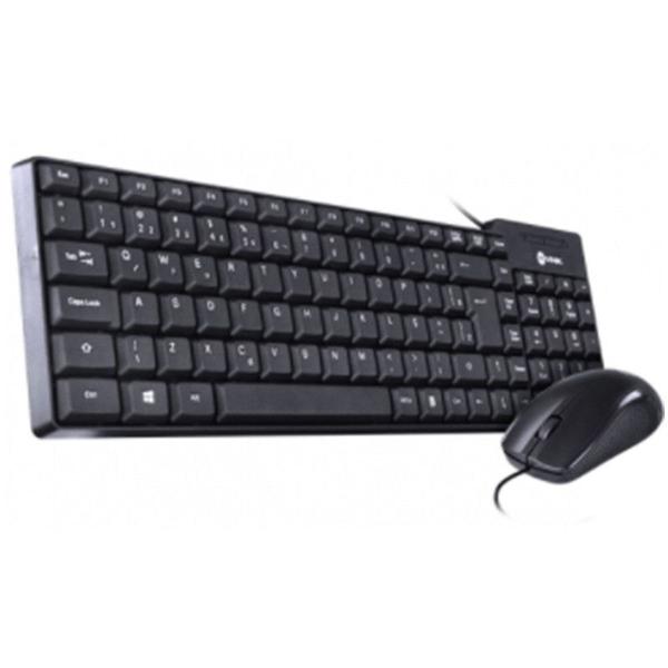 Kit Teclado e Mouse Usb Vinik Conjunto Tecrado Pra Lojas
