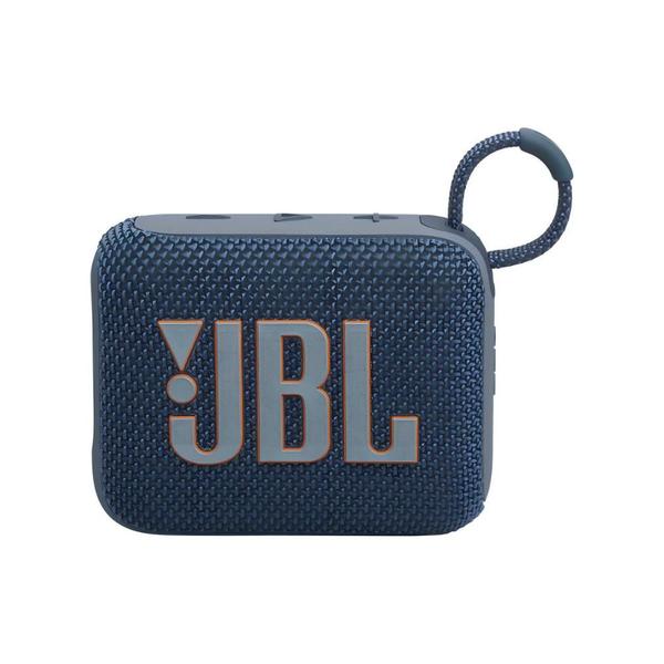 Caixa de Som Bluetooth Portátil JBL GO 4 Azul Resistente à Água e Poeira