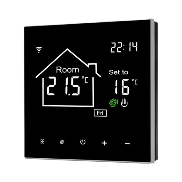 Termostato Inteligente Para Casa, Alimentado Por Bateria, Compatível Com Alexa E Google Home, Termostato Inteligente Para Casa, Alimentado Por Bateria, Compatível Com Alexa E Google Home,
