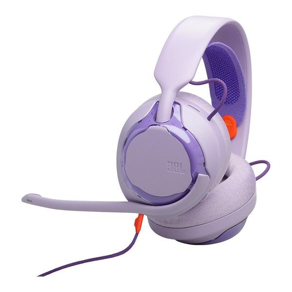 Headset Gamer JBL Quantum 250, Com Microfone, Roxo - JBLQTUM250PUR