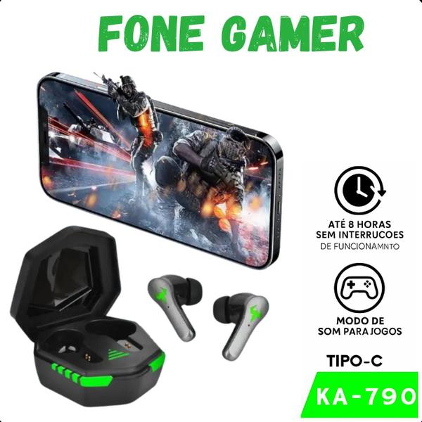 Fones de Ouvido Gamer Sem Fio com Iluminação LED Personalizável
