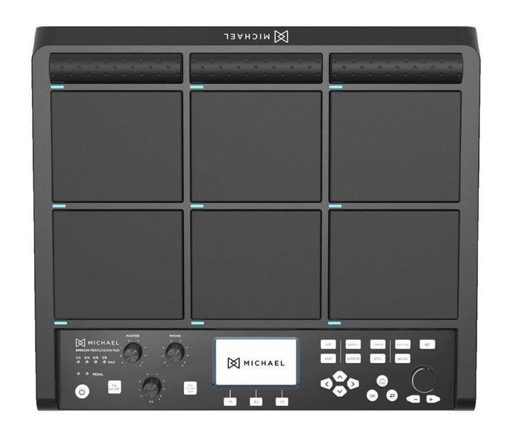 Pad de Efeitos Michael DMX630 Top Multi Pad, sampler, percussão, bateria eletrônica, efeitos e loope