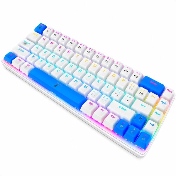 Teclado Mecânico Gamer RGB 60 Layout ABNT2 Compacto Com 68 Teclas Para PC