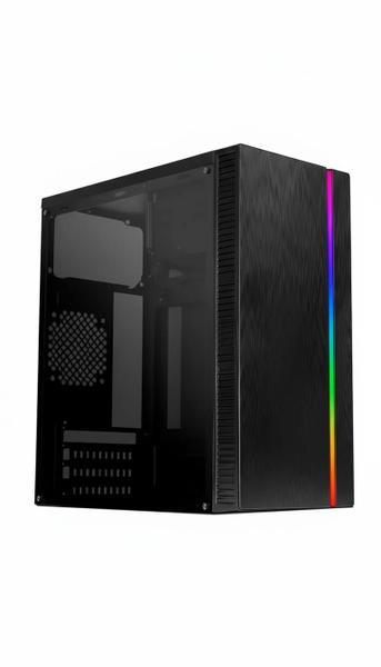 Gabinete Gamer Mid Tower Acrílico LED Preto