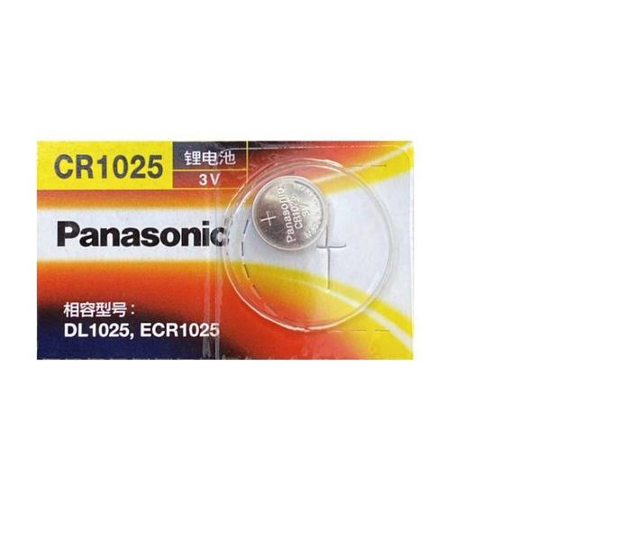 Bateria CR1025 3V Panasonic Cartela C/5 Unidades