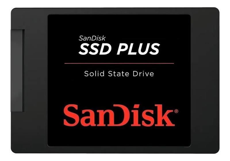 Ssd 480gb Sata 3.0 6 Gb/s Interno Sandisk Plus SDSSDA-480G-G