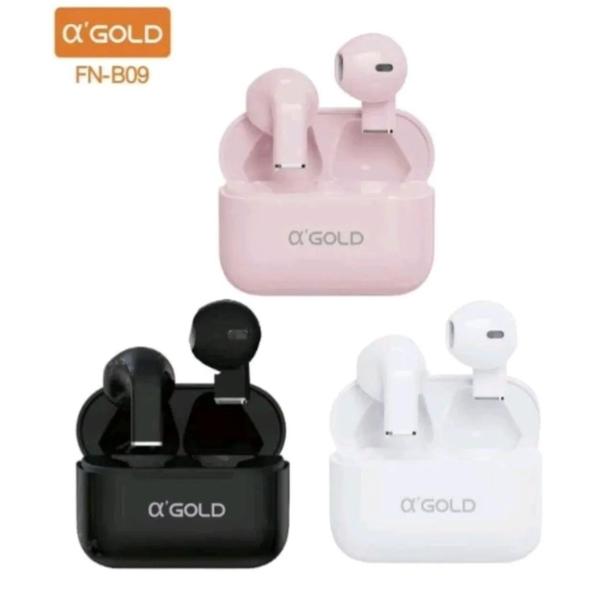 Fone de Ouvido Sem fio Bluetooth A'Gold FN-B09 Original Fone de Ouvido Sem fio Bluetooth A'Gold FN-B09 Original
