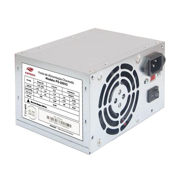 Fonte ATX C3TECH PS-200V3 200W sem Cabo Fonte ATX C3TECH PS-200V3 200W sem Cabo