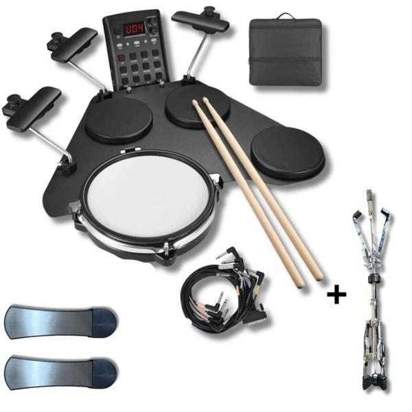 Bateria Eletrônica Portatil Seven CPD-1000 + Suporte