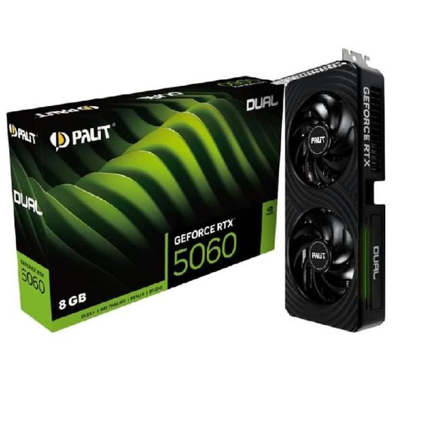 Placa De Video Palit 8Gb Rtx5060 128Bit Dual Gddr7