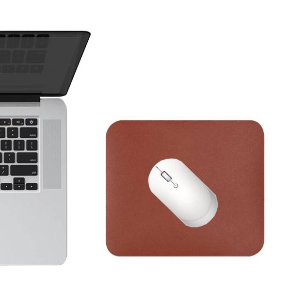 Mouse Pad Pequeno 20x20cm Gamer home Office Escritorio Sintéticoo Antiderrapante Marrom Castor