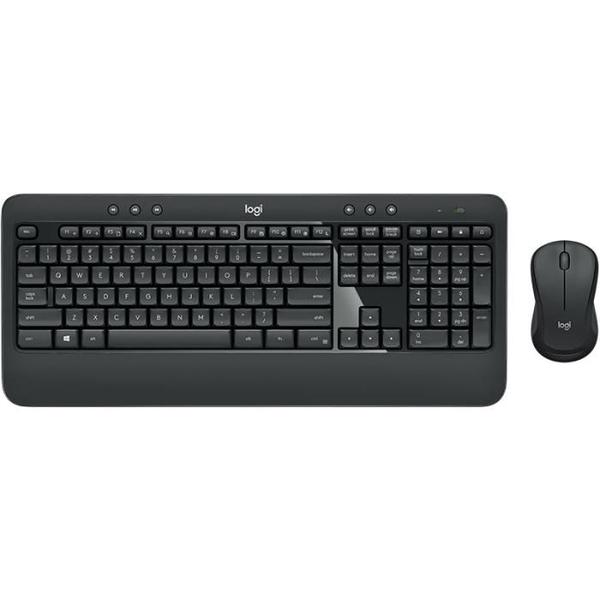 Teclado e mouse sem fio logitech mk540 usb cinza Teclado e mouse sem fio logitech mk540 usb cinza