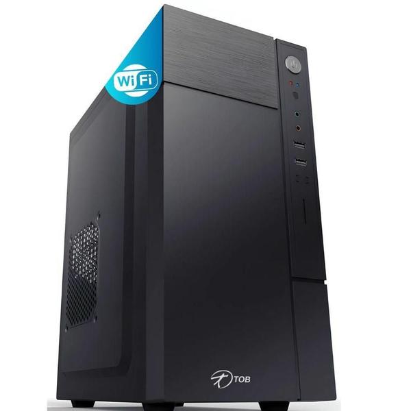 Computador Tob Intel Core I3 10100f Com Rede Sem Fio Ssd 240gb Memória 8gb Vga 1gb Windows 10 Trial Desktop Pc Cpu