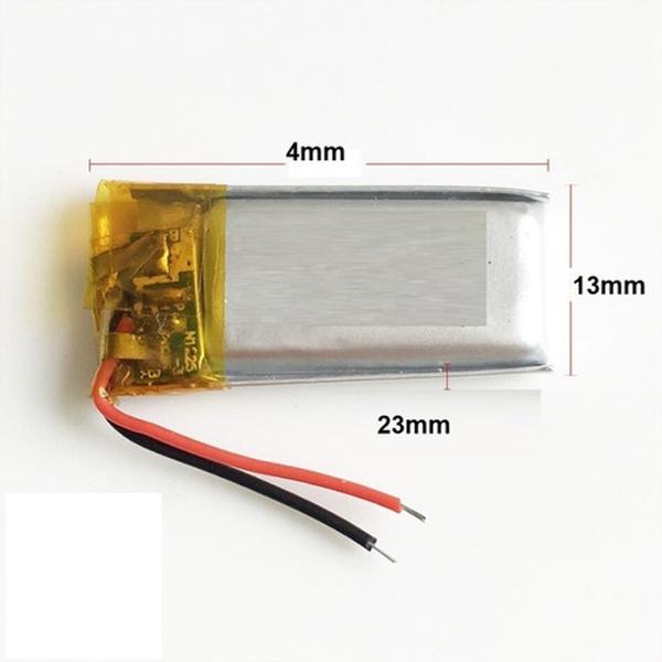 Bateria 3.7v 125 Mah 4mm X12mm X24mm 2 Fios Pl401323
