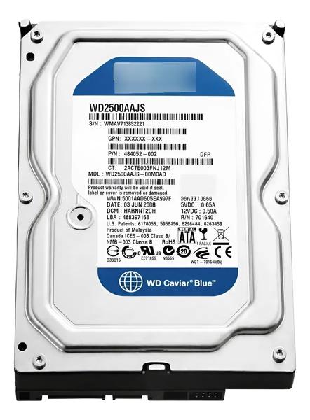 Disco Rigido Interno Hd 250gb Western Digital 3,5 Sata Pc Azul-aço