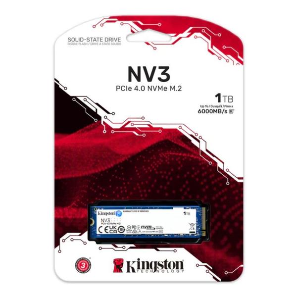 SSD Kingston NV3 1TB NVMe PCIe 4.0 6000MB/s