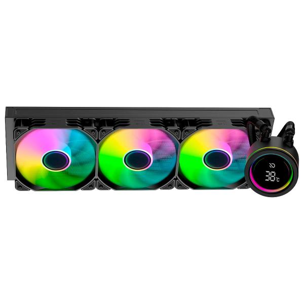 Water cooler duex vision display 360mm argb amd/intel com display preto dxwc360vision Water cooler duex vision display 360mm argb amd/intel com display preto dxwc360vision