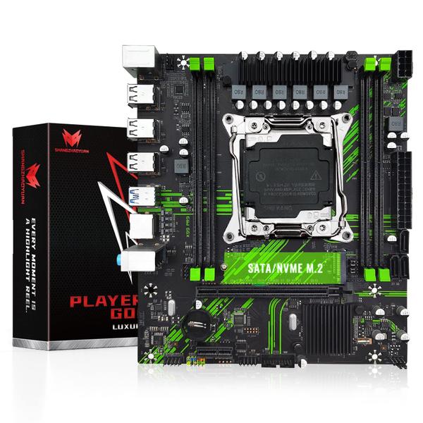 Placa-mãe SHANGZHAOYUAN X99 PR9 LGA 2011-3 para Intel Xeon