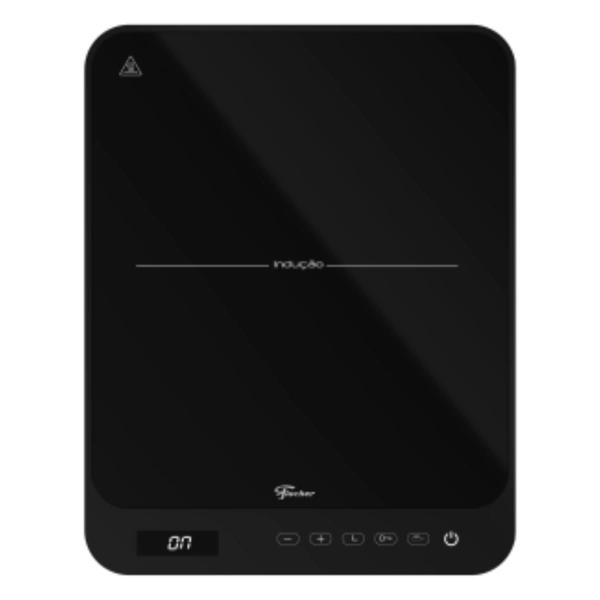 Cooktop Indução 1 Boca Fischer Touch Screen Portátil Preto Bivolt Cooktop Indução 1 Boca Fischer Touch Screen Portátil Preto Bivolt