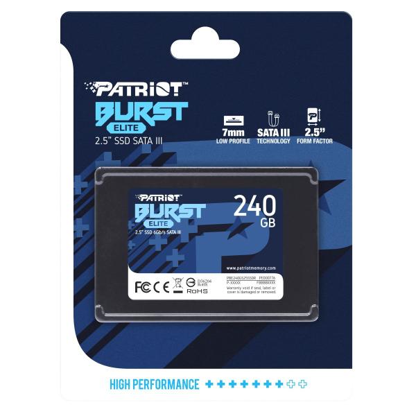 SSD Patriot Burst Elite 240GB SATA III 2.5 Interno para PC e Notebook