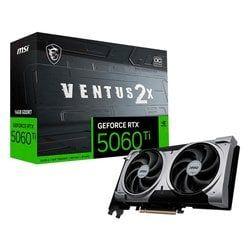 Placa de Vídeo MSI Ventus 2X Black Plus OC NVIDIA GeForce RTX-5060Ti 16GB GDDR7