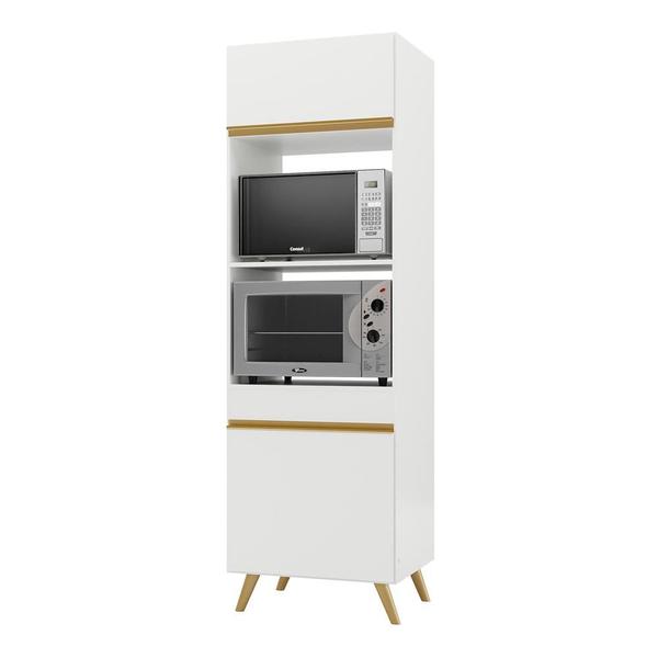 Paneleiro 2 Portas 63cm para Forno e Microondas Veneza Multimóveis V3679