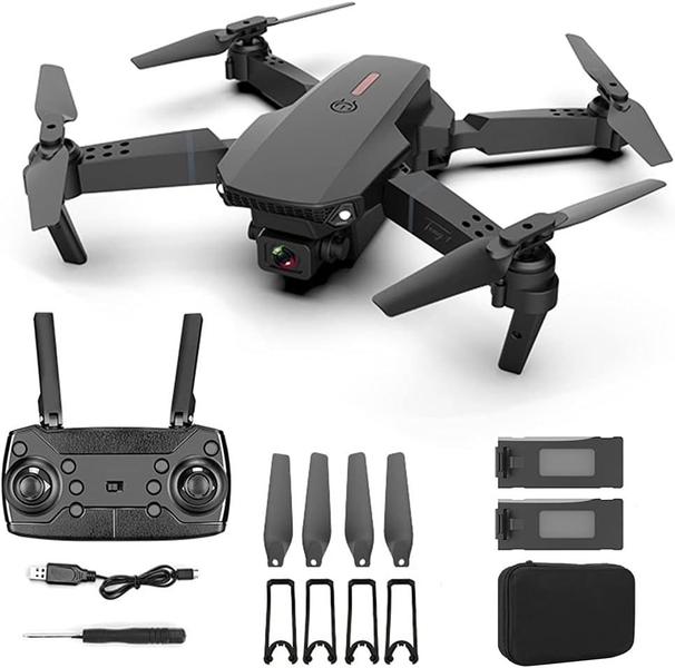 Drone E88 Pro Câmera Full Hd Wi-Fi FPV Bag Eachine 2 Baterias