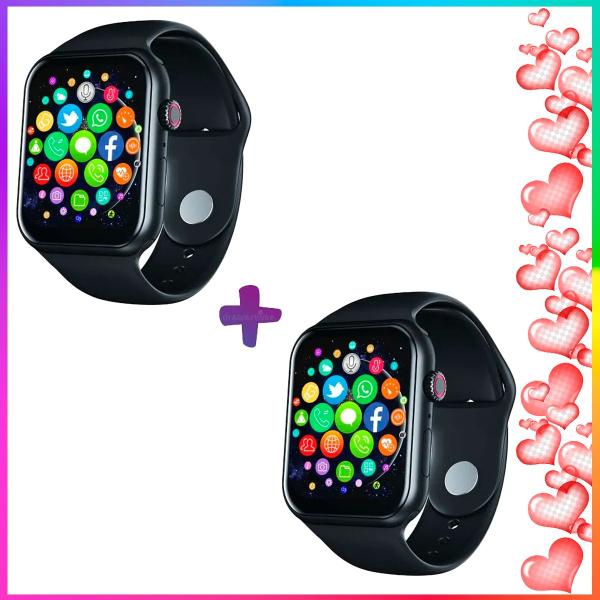 2 Relógios Digital Smartwatch Z Pro Masculino Feminino Notifica