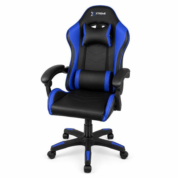 Cadeira Gamer XTreme Preta Vermelha Design Racing Reclinável 155 360 Suporta 130kg