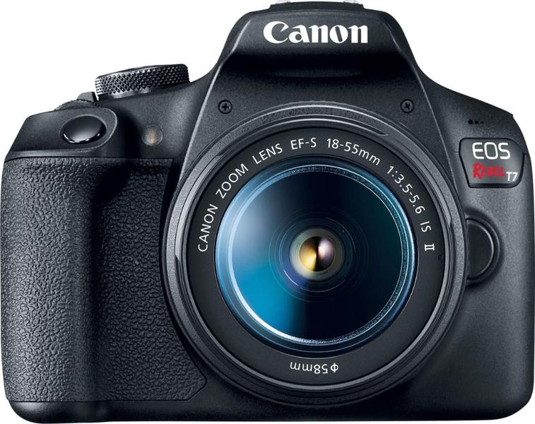 Câmera Fotográfica Digital Canon Eos Rebel T7 Dslr Com Lentes 18-55Mm - Preto-2727C002