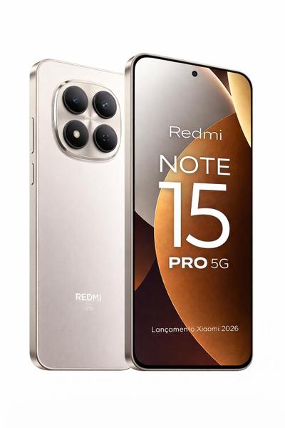Xiaomi Redmi Note 15 Pro 5G 256GB 8GB NFC Câmera 200MP Tela 6,83 AMOLED 120Hz Bateria 6580mAh 45w Xiaomi Redmi Note 15 Pro 5G 256GB 8GB NFC Câmera 200MP Tela 6,83 AMOLED 120Hz Bateria 6580mAh 45w