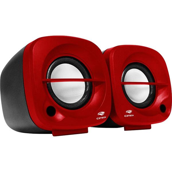 Caixa Caixinha de Som Para PC 2.0 C3Tech SP-303