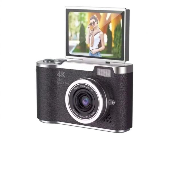 Câmera Digital 4K 48MP Melhor Custo Benefício do Mercado Cor:Preto Câmera Digital 4K 48MP Melhor Custo Benefício do Mercado Cor:Preto