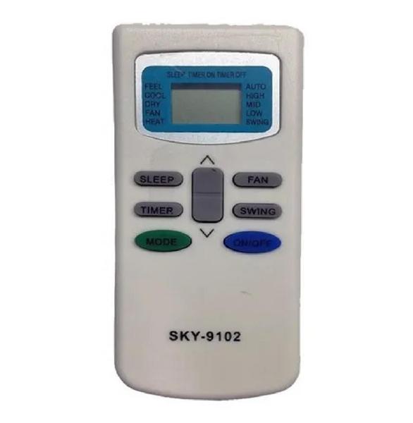 Controle Remoto Compatível Com Ar Condicionado Philco 9102