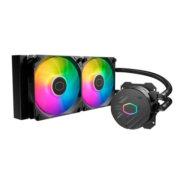 Water Cooler MasterLiquid 240 Core II ARGB - (AMD / Intel) - Preto - Cooler Master MLW-D24M-A18PA-R1 Water Cooler MasterLiquid 240 Core II ARGB - (AMD / Intel) - Preto - Cooler Master MLW-D24M-A18PA-R1