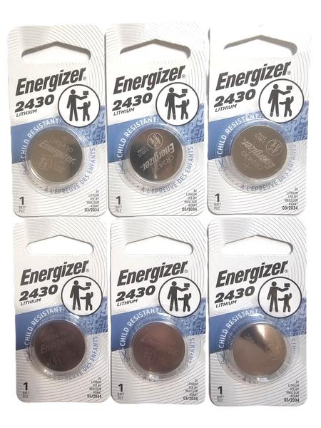Bateria Energizer ECR2430BP de Lítio 3V Pacote com 6 Unidades