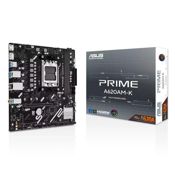 Placa Mãe Asus Prime A620AM-K DDR5 Socket AM5 Chipset AMD