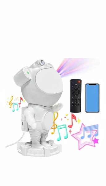 Projetor Astronauta LED RGB com Bluetooth Projetor Astronauta LED RGB com Bluetooth
