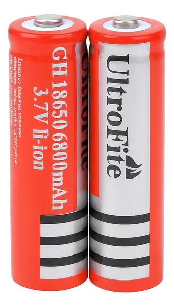 2x Bateria 18650 6800mah 3,7v Pilha Recarregável Qualidade Premium- Enviamos no mesmo dia