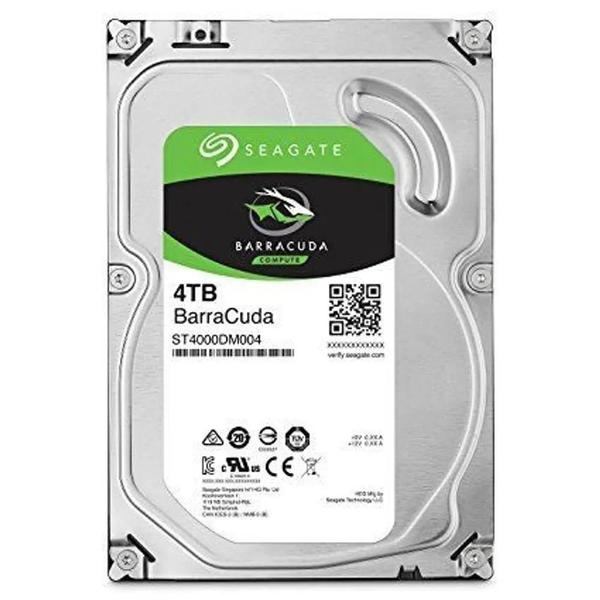 HD Interno de Pc Seagate 4TB Barracuda, 3.5, SATA ST4000DM004 5400 Rpm Cache 256MB