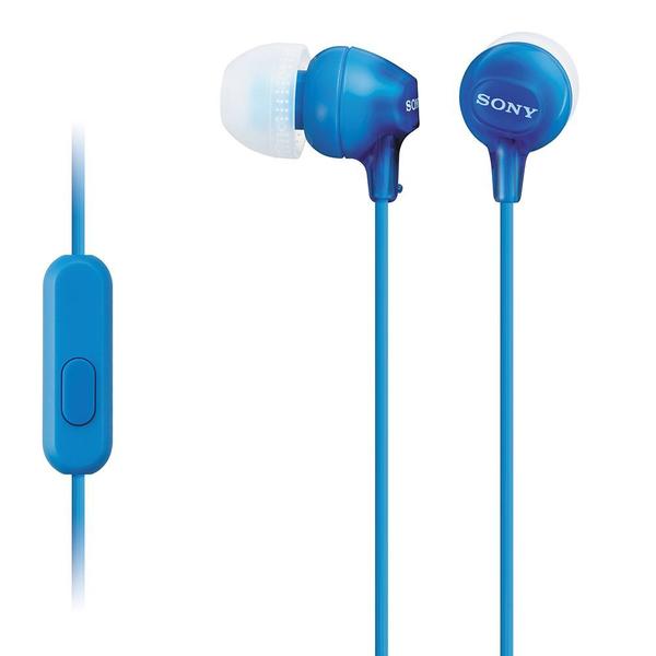 Fone de Ouvido Sony MDR-EX15AP - Azul Fone de Ouvido Sony MDR-EX15AP - Azul