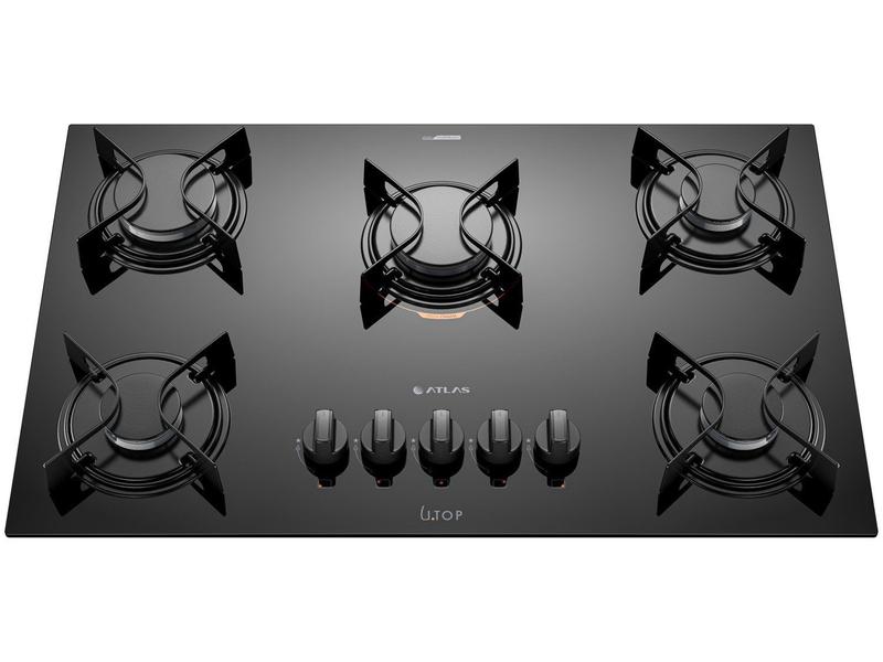 Cooktop Atlas U Top 5 Bocas Acendimento Automático
