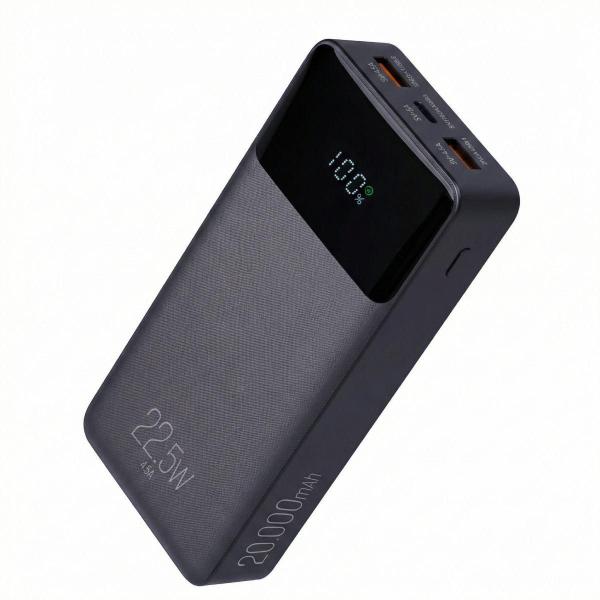 Power Bank Carregador Portátil ELG PRO PB200BK - 22,5W - Quick Charge - 20000mAh - USB e USB-C