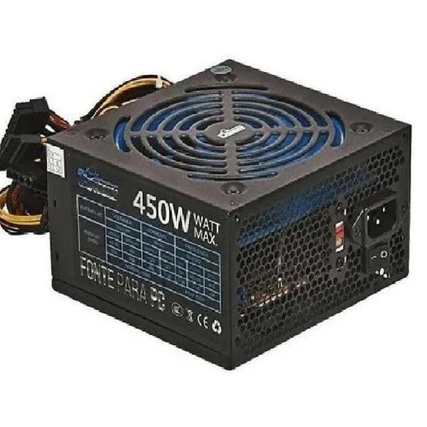 Fonte Atx Gamer 450w Bivolt Para Pc Cowboy Kp-533