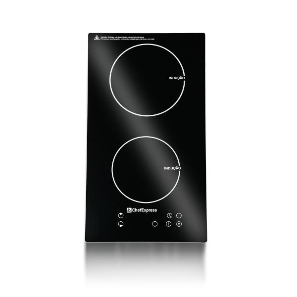 Fogão Touch Vidro Cerâmica Indução 3500W Cooktop 2 Bocas 110v