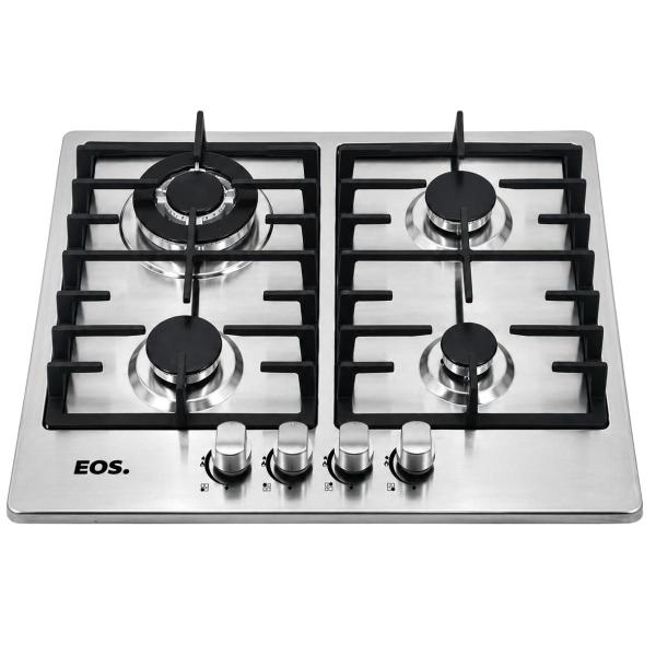 Cooktop a Gás EOS 4 Bocas ECG04 Inox Bivolt