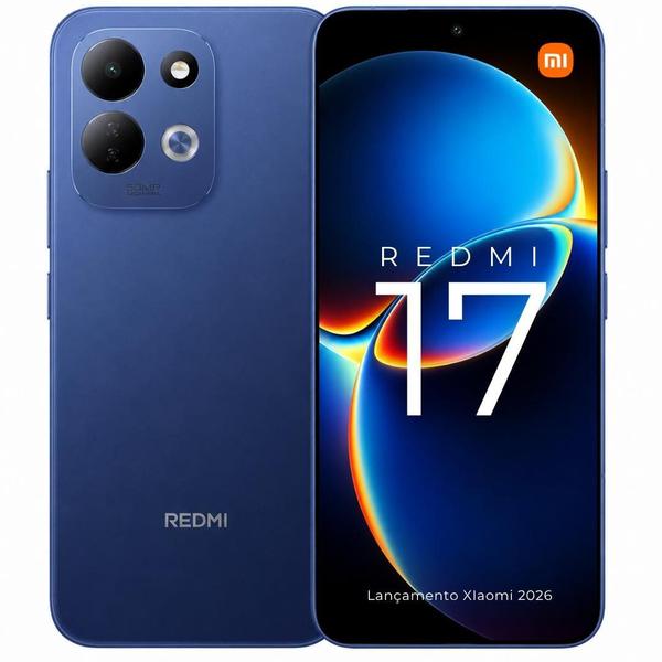Smartphone Redmi 17 128GB Bateria 7500mAh Tela 6,9 Polegadas 120Hz Câmera 50MP NFC IP64