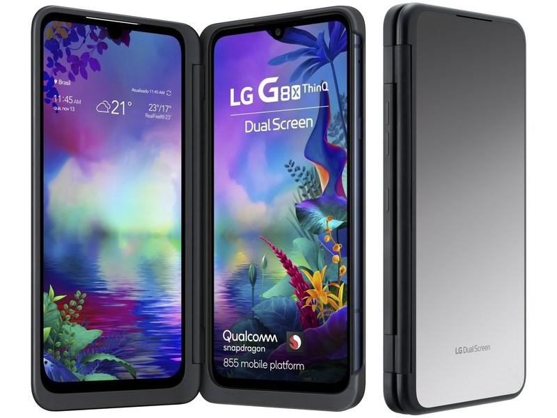 Smartphone LG G8X 128GB Preto 4G Octa-Core - 6GB RAM Tela 6,4” Câm. Dupla + Selfie 32M