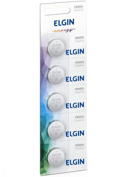 Battery Elgin CR 2025 Lithium 3V CR2025 Blister 5 Pilhas