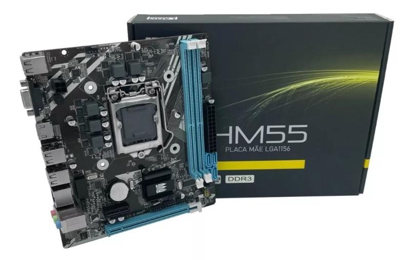 Placa Mãe Intel Lga 1156 H55 - P/ I3 I5 I7 Com Hdmi - Nova